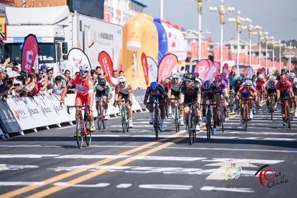 Marco Benfatto vince la prima tappa del Tour of China I