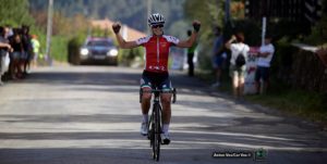 Marta Bastianelli vince la quinta tappa del Tour de l'Ardeche (foto Cor Vos / Team Virtu Cycling)