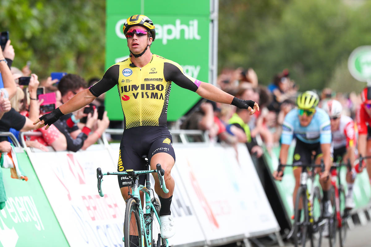 Dylan Groenewegen vince la quinta tappa dell'OVO Energy Tour of Britain 2019 (foto SWPix)