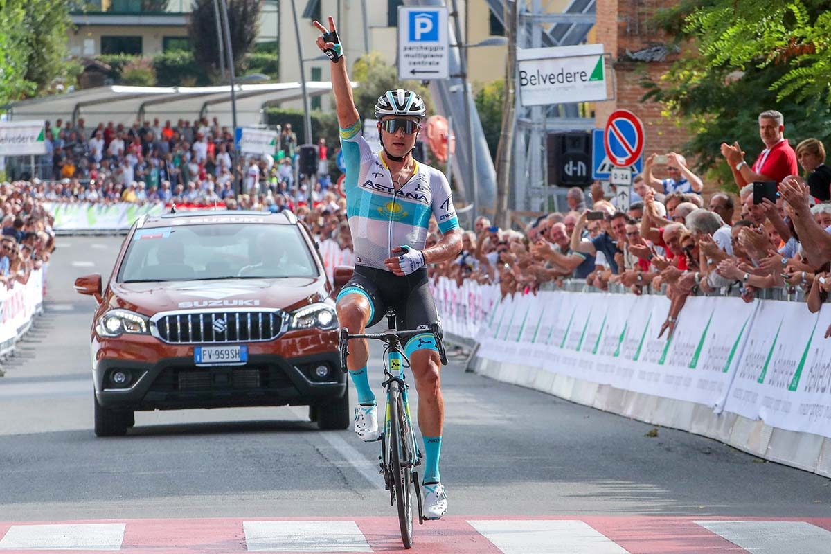 Alexey Lutsenko vince la Coppa Sabatini 2019 (foto BettiniPhoto)