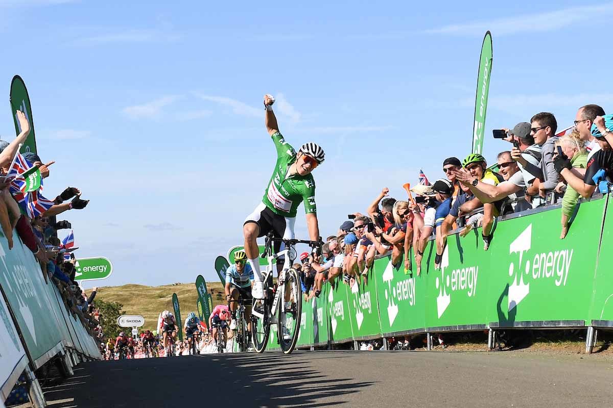 Mathieu van der Poel vince la settima tappa dell'OVO Energy Tour of Britain 2019 (foto SWPix)