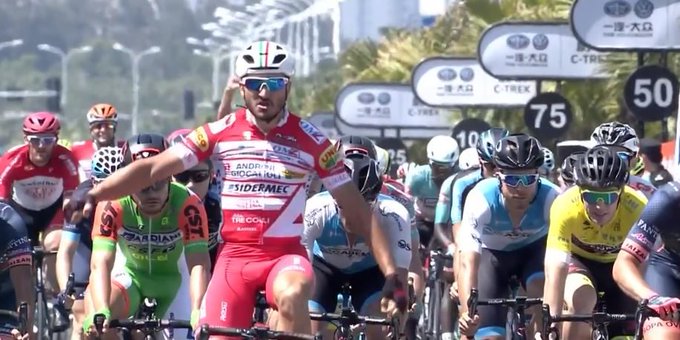 Marco Benfatto vince la prima tappa del Tour of Taihu Lake