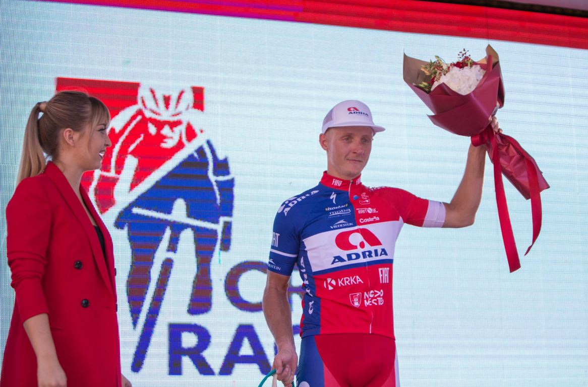 Marko Kump vincitore della prima tappa della Cro Race 2019