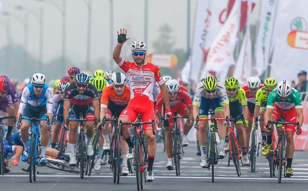 Matteo Pelucchi vince la seconda tappa del Tour of Taihu Lake