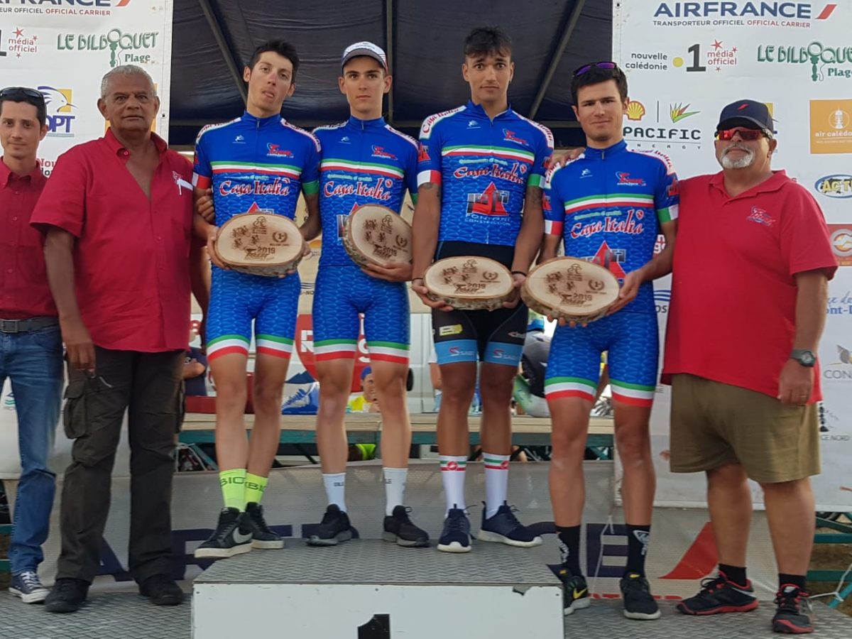 La squadra degli italiani al Giro della Nuova Caledonia 2019