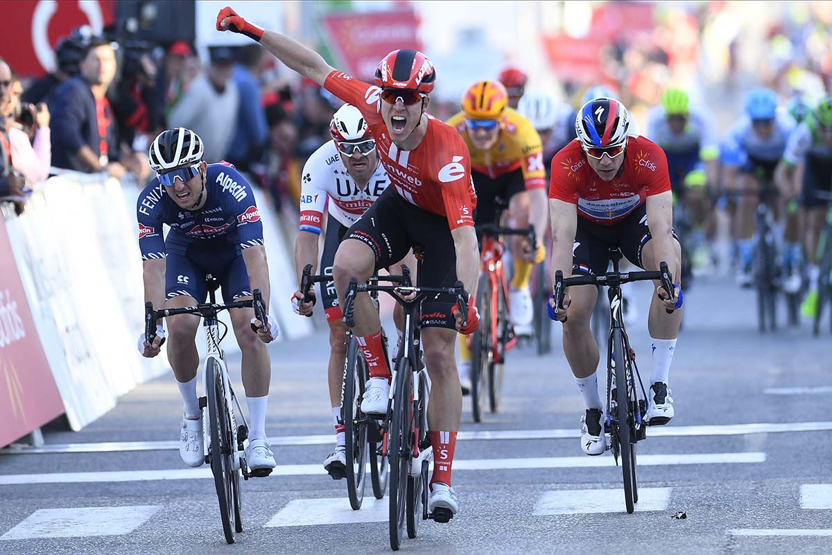 Cees Bol vincel a terza tappa della Volta ao Algarve 2020 (foto Nico Vereecken/PN/Cor Vos)