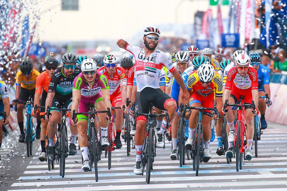 Fernando Gaviria vince la seconda tappa della Vuelta a San Juan 2020 (foto Ilario Biondi/BettiniPhoto)