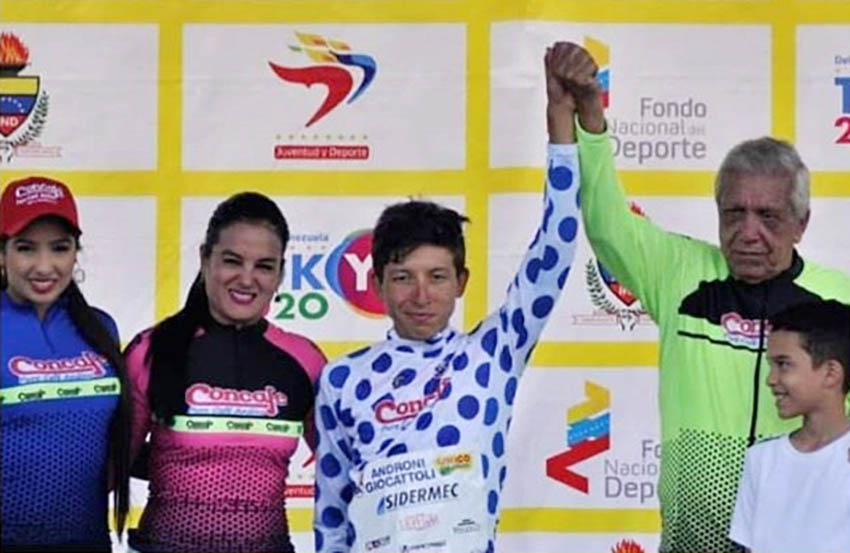 Kevin Rivera vincitore della sesta tappa a cronometro della Vuelta al Tachira 2020