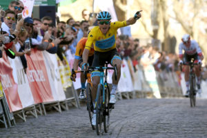 Jakob Fuglsang vince la terza tappa della Vuelta a Andalucia 2020 (foto Getty Sport)