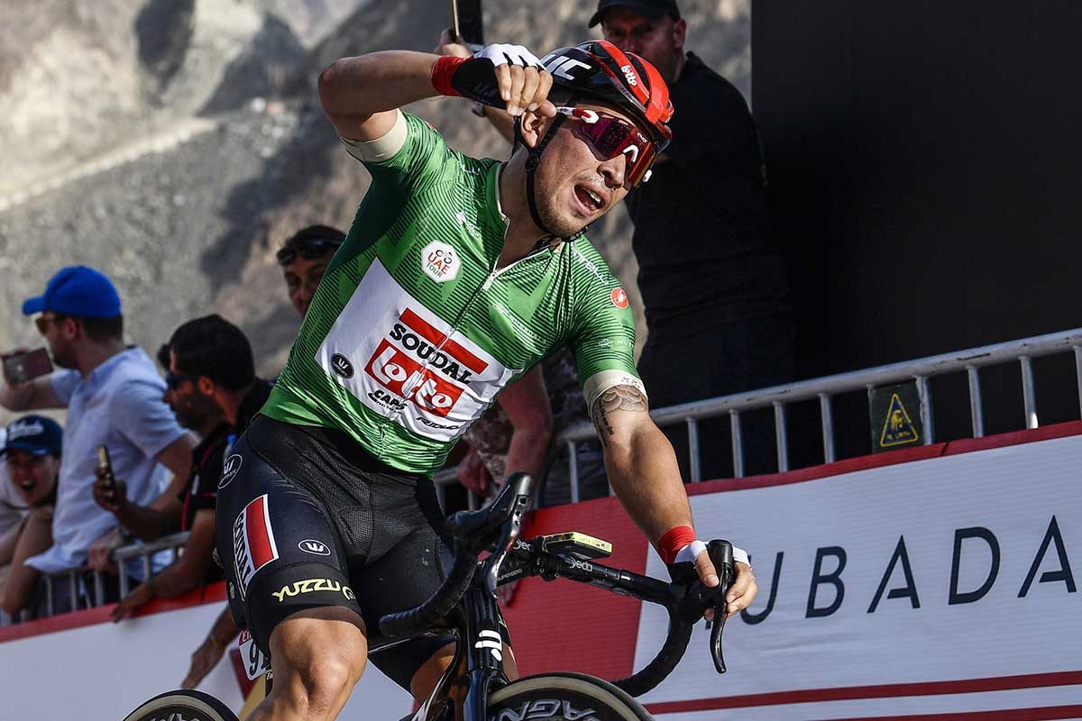 Caleb Ewan vince la seconda tappa dell'UAE Tour 2020 (foto La Presse)