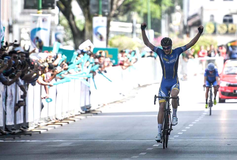 Yevgeniy Fedorov vince la prima tappa del Tour de Langkawi 2020