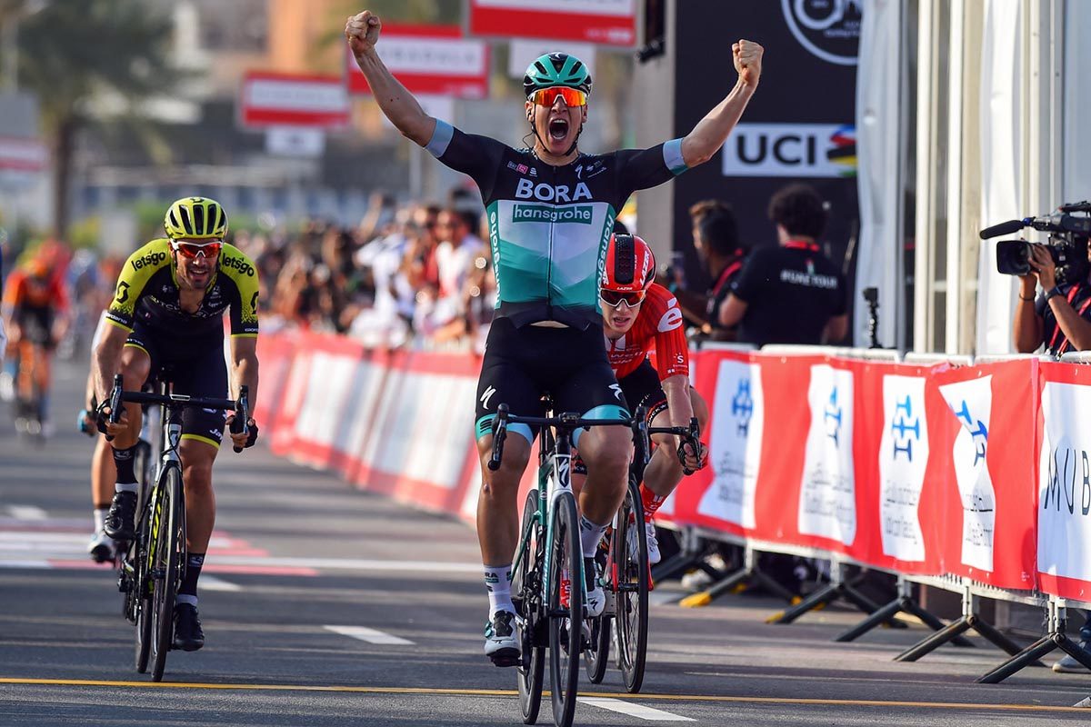 Pascal Ackermann vince la prima tappa dell'UAE Tour (foto BettiniPhoto)