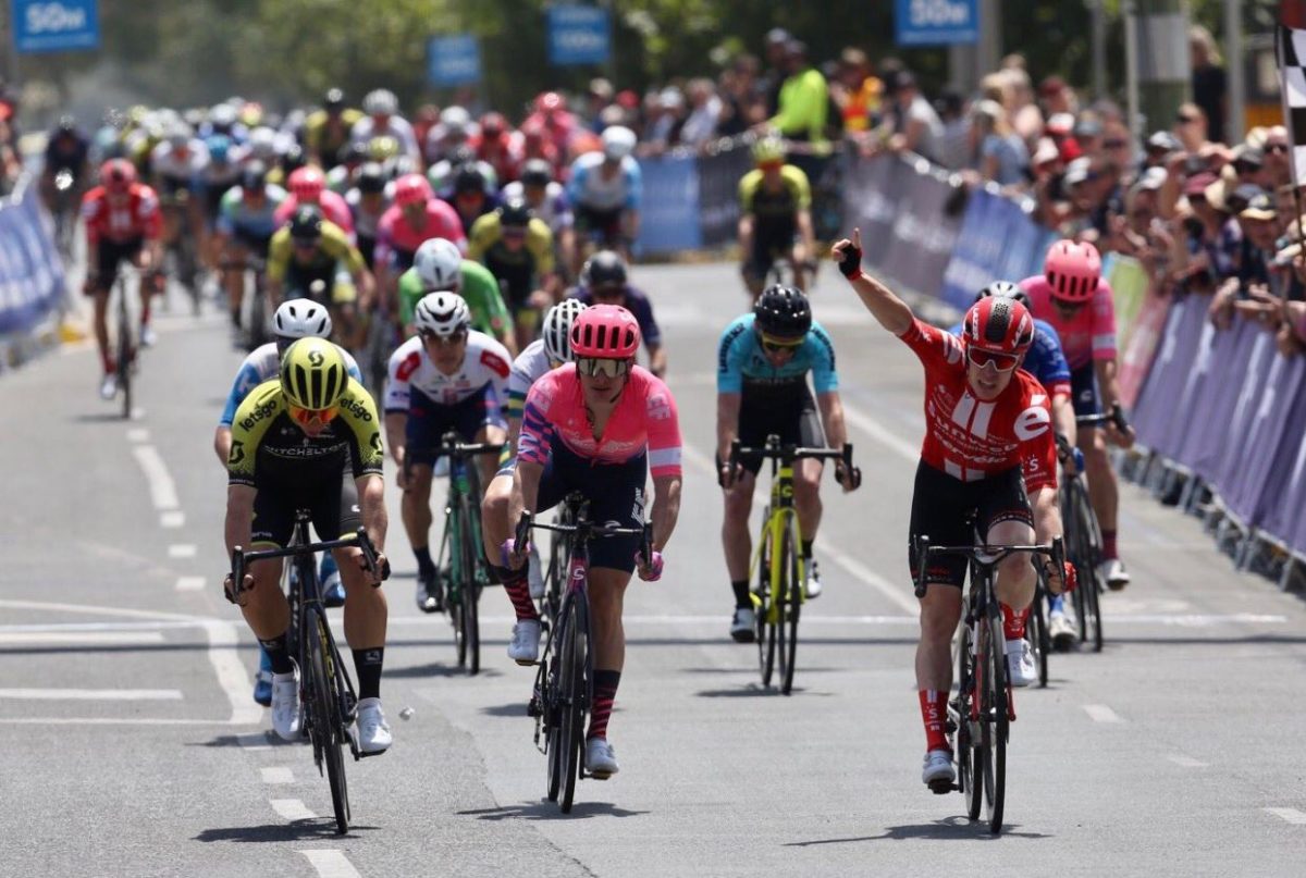 Alberto Dainese vince la prima tappa dell'Herald Sun Tour (foto Con Chronis/Herald Sun Tour)