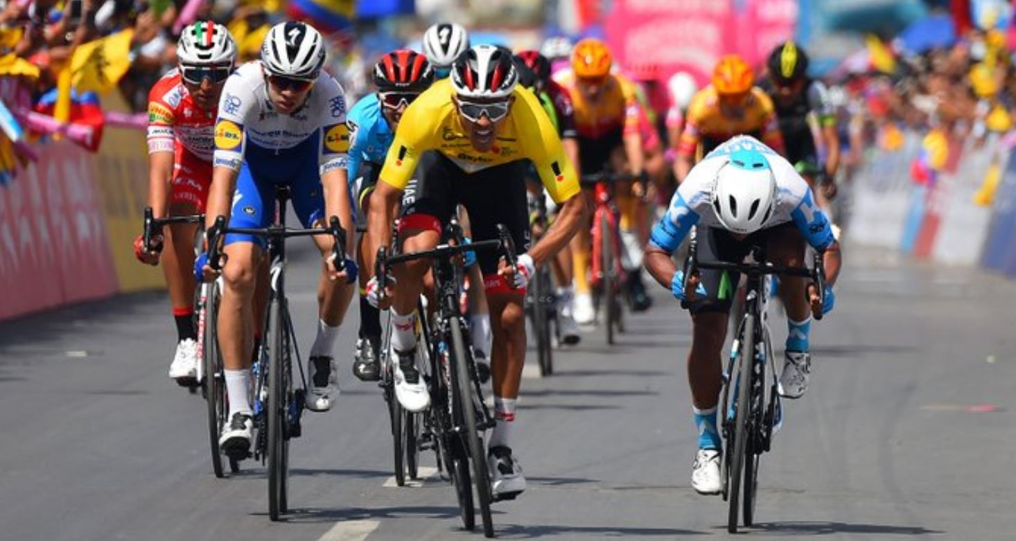 Juan Sebastian Molano vince la terza tappa del Tour Colombia 2020