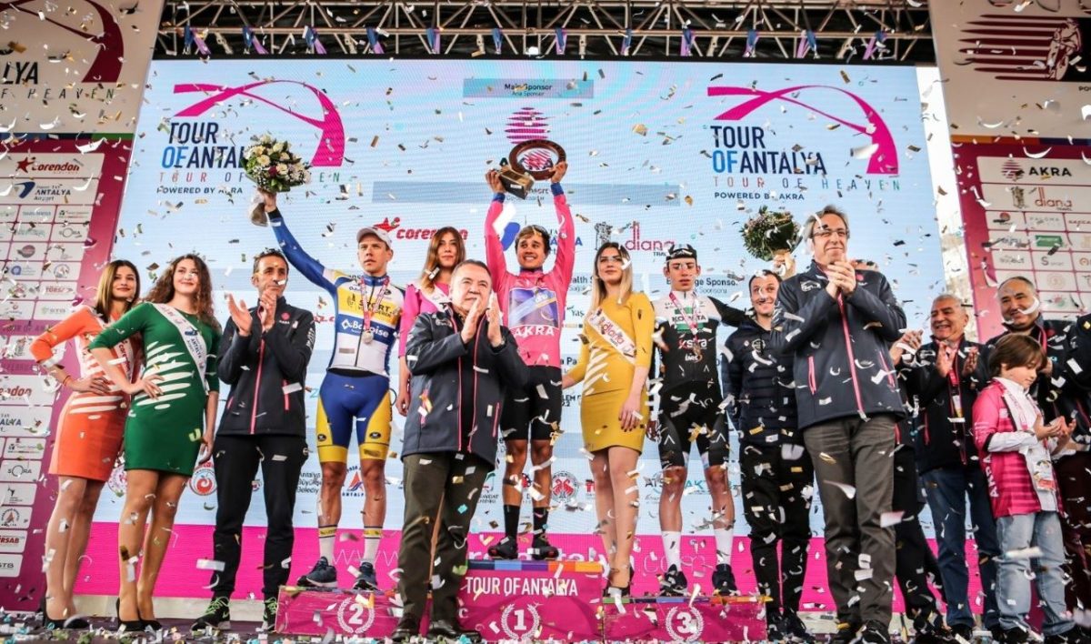 Il podio finale del Tour of Antalya 2020