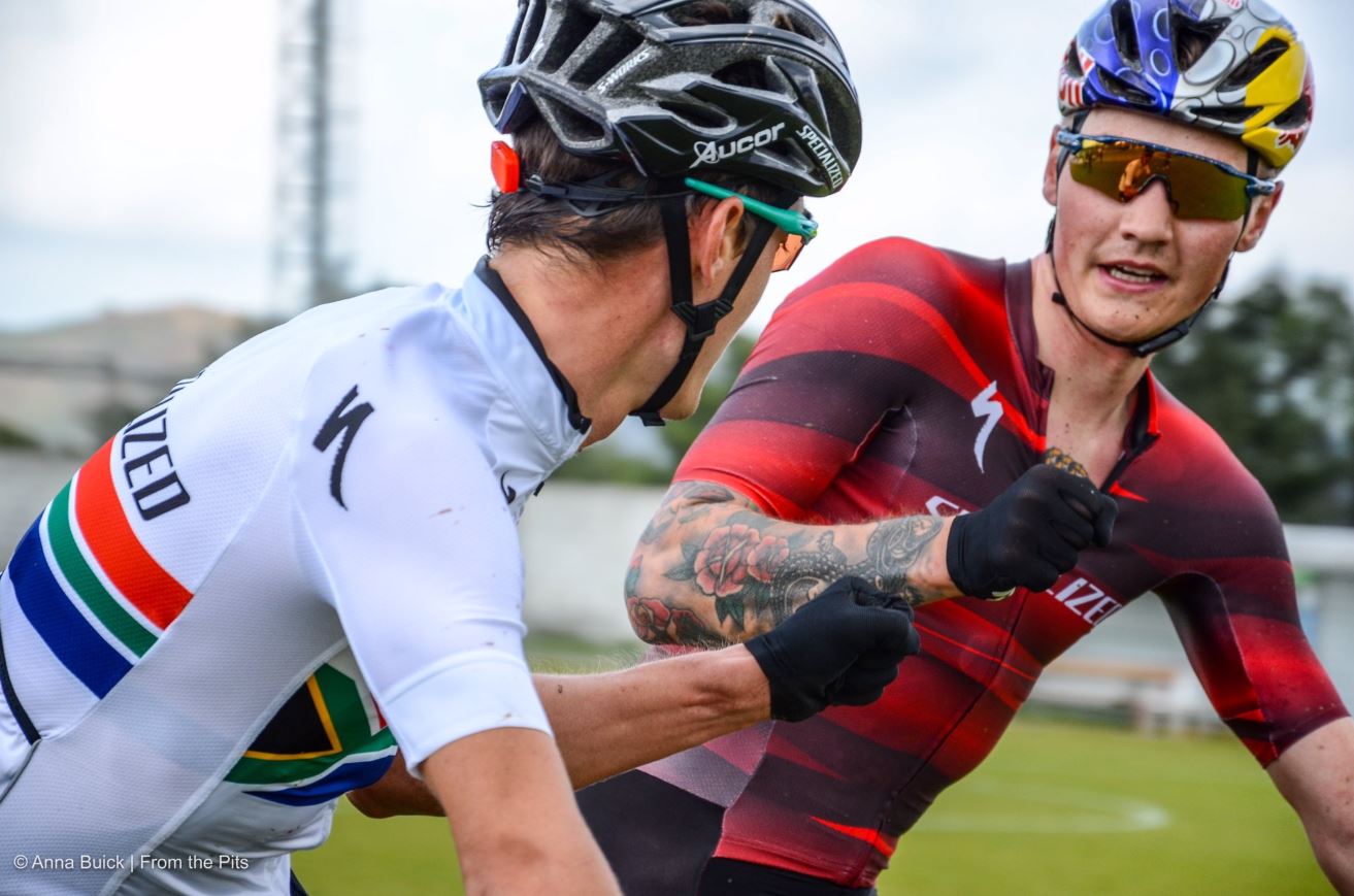 Simon Andreassen ed Alan Hatherly vincono il prologo della Cyprus Sunshine Epic 2020 (foto Anna Buick)