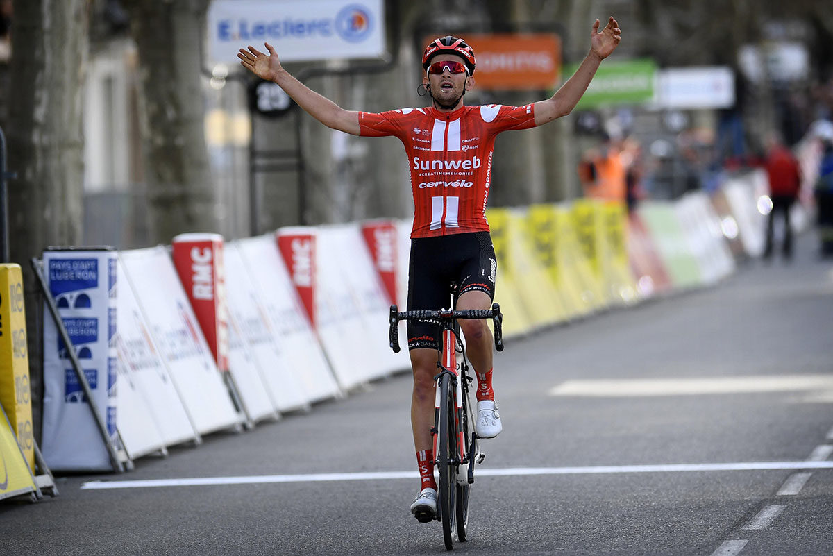 Tiesj Benoot vince la sesta tappa della Parigi-Nizza (foto Cor Vos)