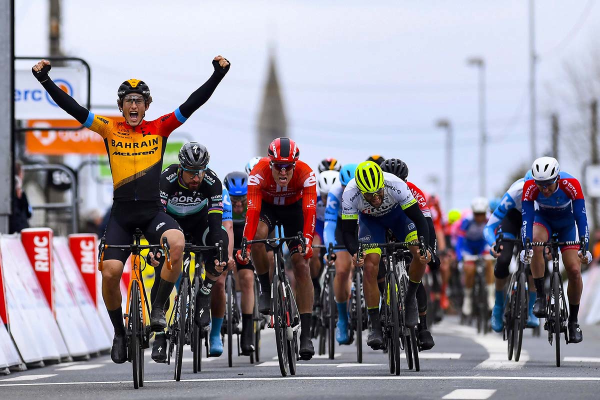 Ivan Garcia Cortina vince la terza tappa della Parigi-Nizza 2020 (foto BettiniPhoto)