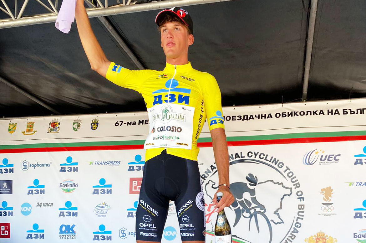 Alessandro Baroni leader al Tour of Bulgaria dopo la seconda tappa (foto Rodella)