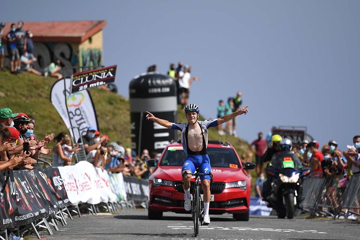 Remco Evenepoel vince la terza tappa della Vuelta a Burgos 2020 (foto David Ramos/Getty Images)