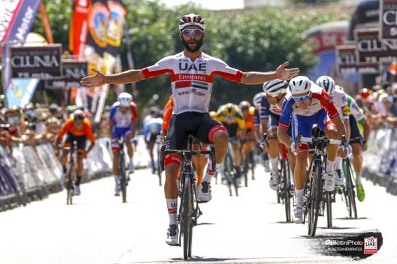Fernando Gaviria vince la seconda tappa della Vuelta a Burgos 2020 (foto BettinoPhoto)