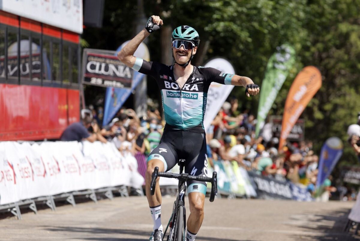 Felix Grossschartner vince la prima tappa della Vuelta a Burgos (foto (Bora-Hansgrohe / BettiniPhoto)