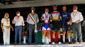 Il podio del Gp F.W.R. Baron 2020 (foto Photobicicailotto)