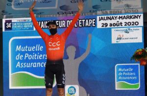 Josef Cerny vince la seconda semitappa della terza tappa del Tour du Poitou Charentes 2020