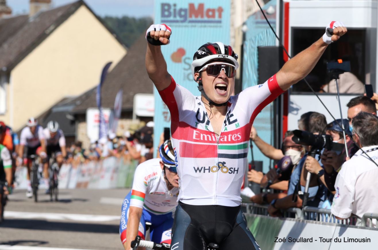Jasper Philipsen vince la terza tappa del Tour de Limousin (foto Zoe Soullard / Tour de Limousine)
