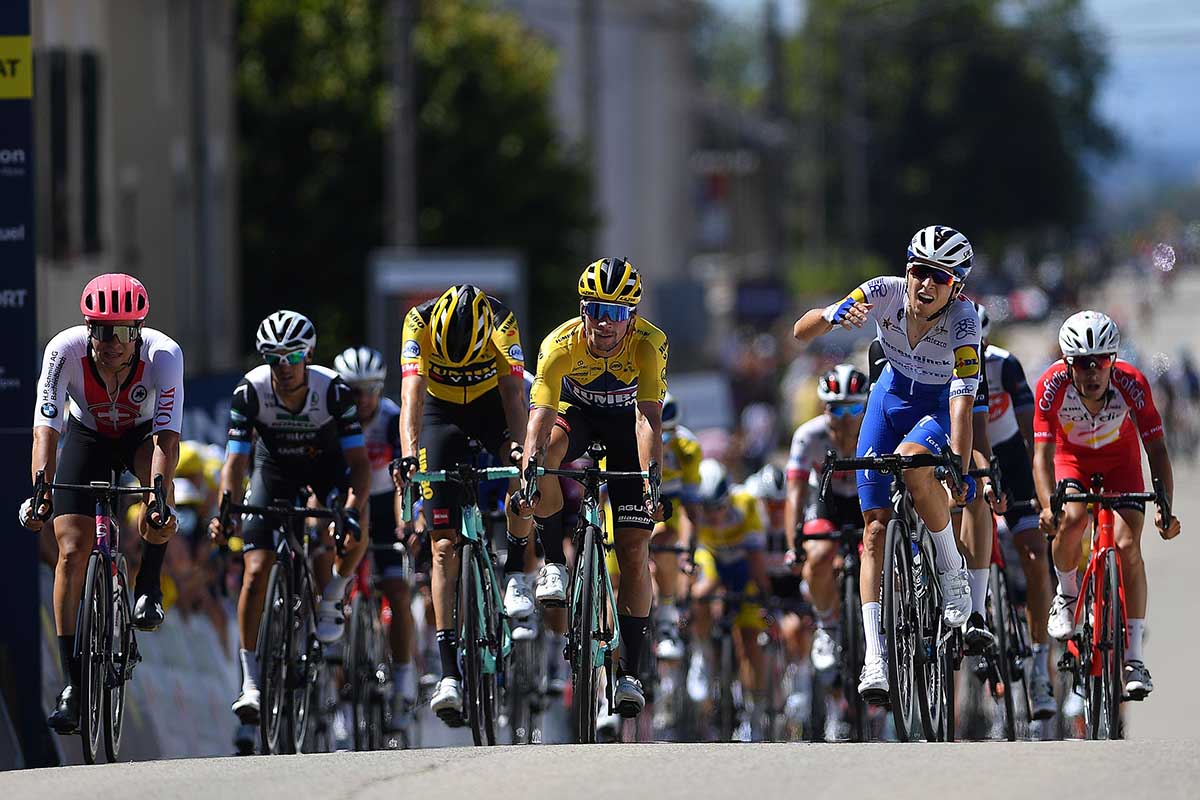 Andrea Bagioli vince la prima tappa del Tour de l'Ain 2020 (foto Justin Setterfield/Getty Images)