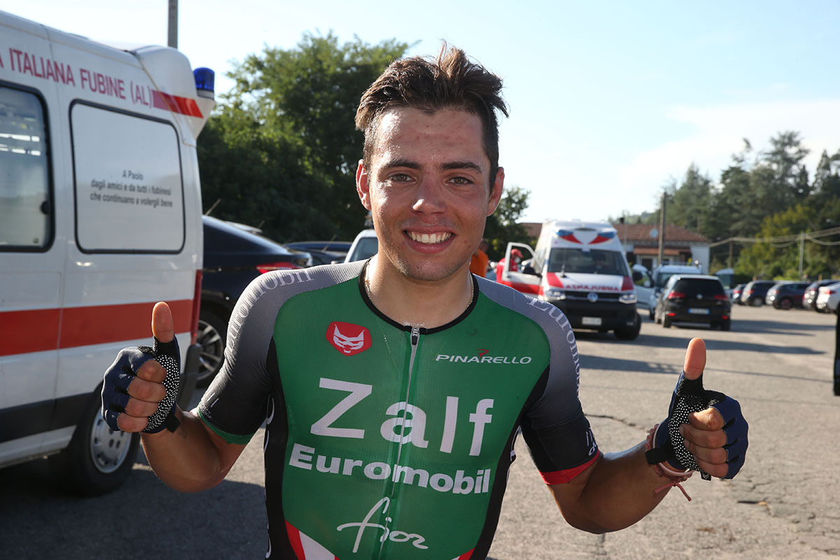 Luca Colnaghi vincitore del Trofeo Luigi e Davide Guerci a Fubine (foto Soncini)