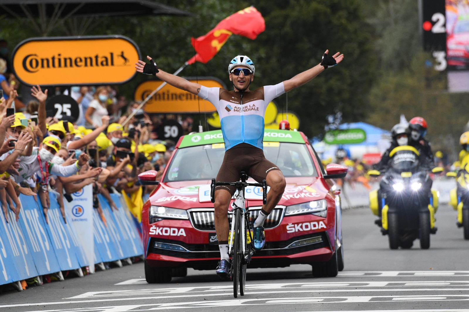 Nans Peters vince l'ottava tappa del Tour de France (foto ASO)