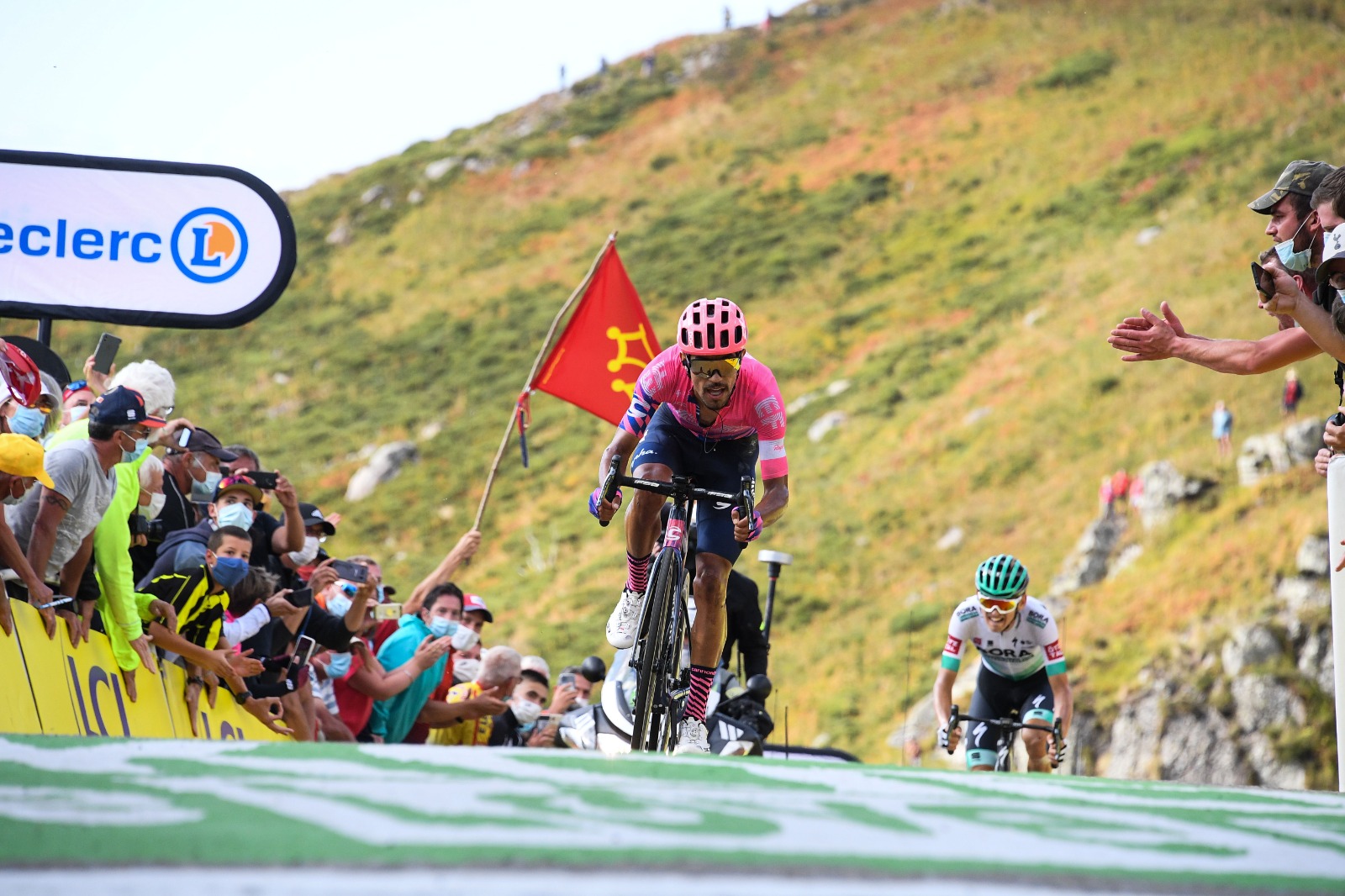 Daniel Martinez vince la 13esima tappa del Tour de France ( foto PresseSports / Stéphane Mantey)