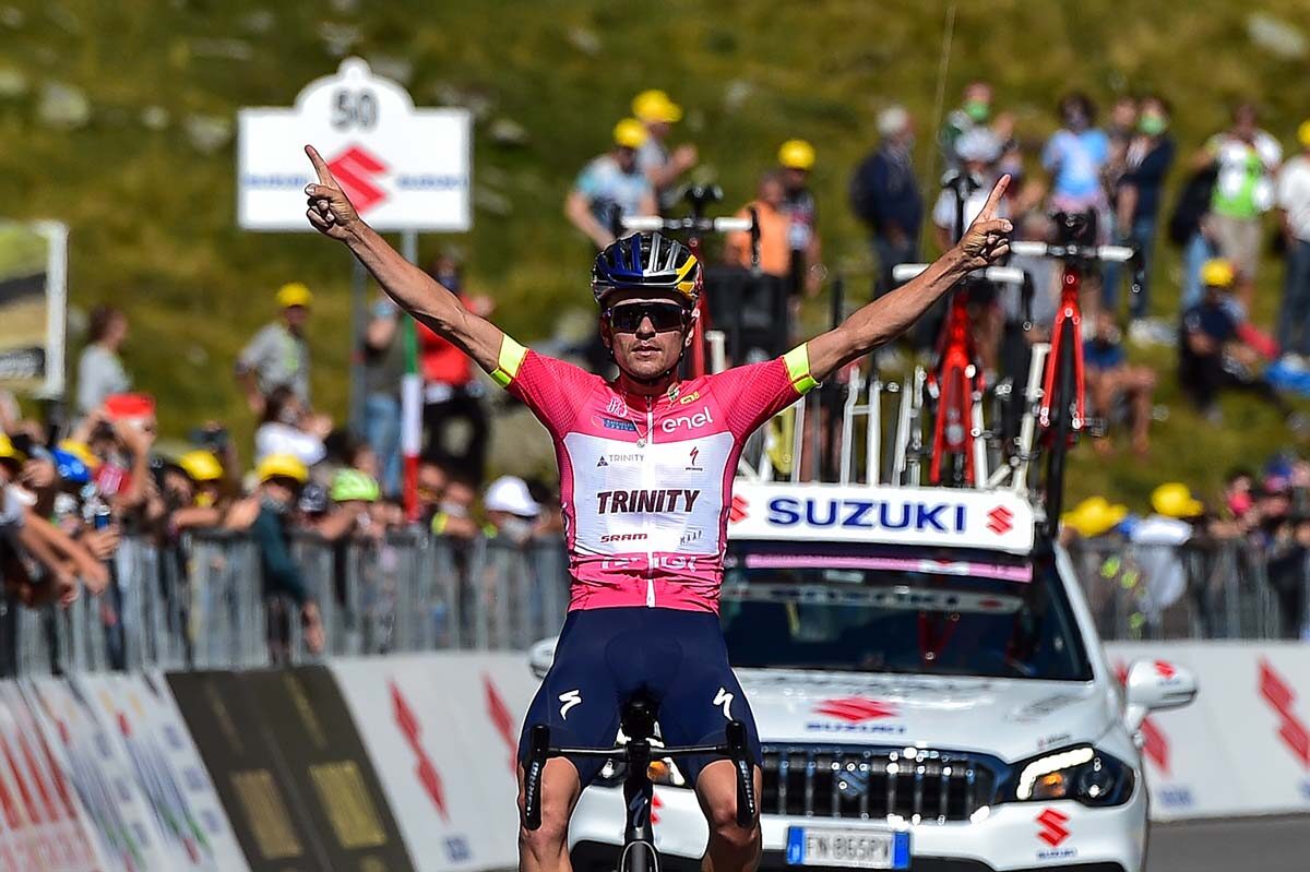 Tomas Pidcock vince la settima tappa del Giro d'Italia U23 2020 (foto Isolapress - Marco Isola/Massimo Fulgenzi)