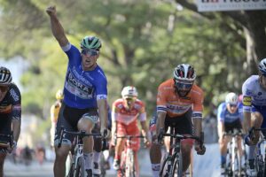 Pascal Ackermann vince la seconda tappa della Tirreno-Adriatico 2020 (foto LaPresse)