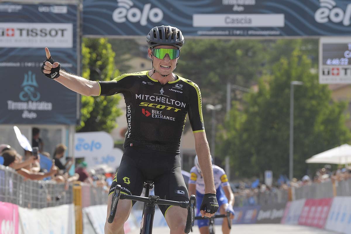 Lucas Hamilton vince la quarta tappa della Tirreno Adriatico 2020 (foto LaPresse)