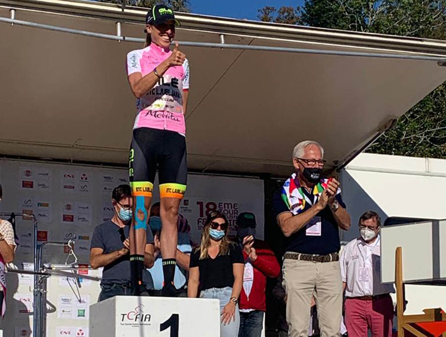 Mavia Garcia leader dopo la vittoria anche nella seconda tappa del Tour de l'Ardeche 2020