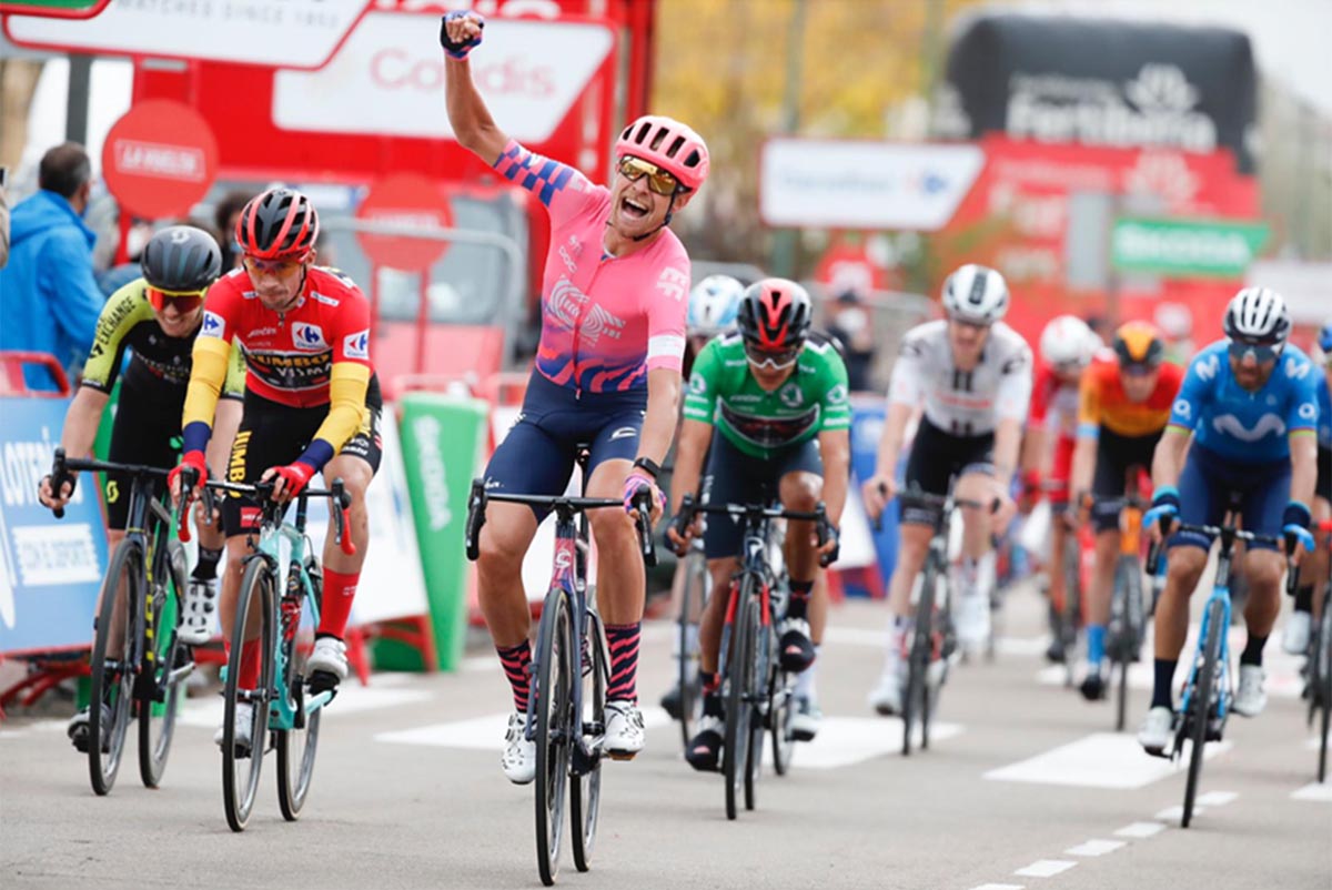 Magnus Cort vince la tappa 16 della Vuelta a Espana 2020 (foto Unipublic - Photogomez Sport)
