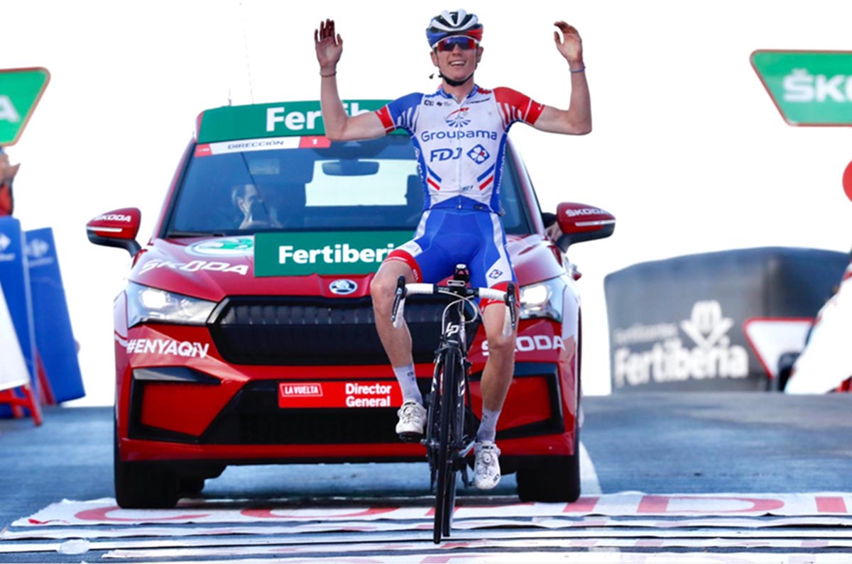 David Gaudu vince la tappa 17 della Vuelta a Espana 2020 (foto Unipublic - Photogomez Sport)