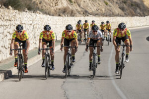 Il team Alé BTC Ljubljana 2021 in allenamento in Spagna (foto Paolo Codeluppi - cpstudio.net)
