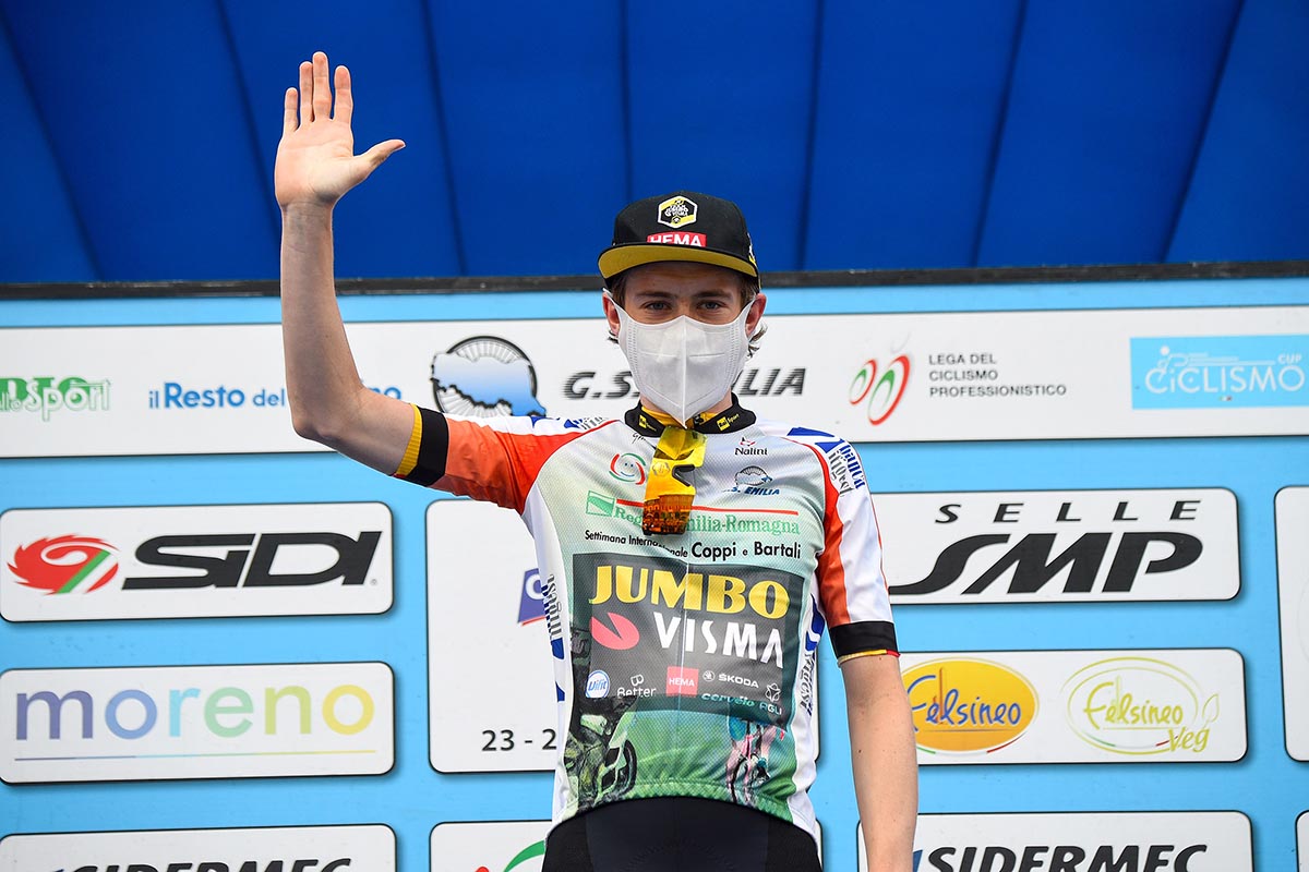 Jonas Vingegaard vincitore della Settimana Coppi e Bartali 2021 (foto BettiniPhoto)