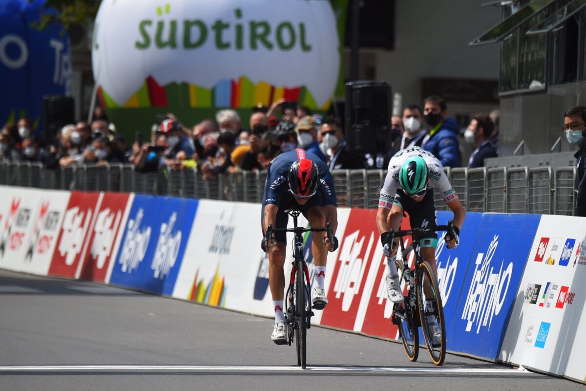 Gianni Moscon vince la terza tappa del Tour of the Alps 2021 (foto BettiniPhoto)