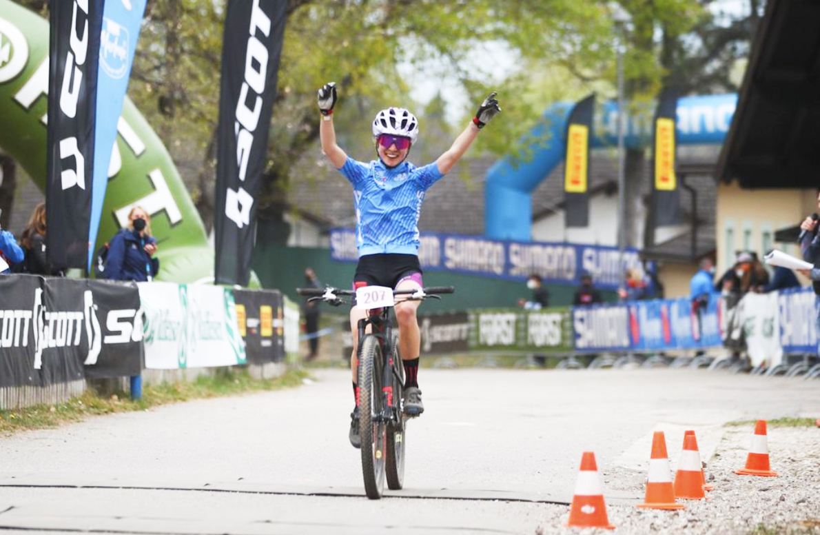 La vittoria a Nalles di Sara Cortinovis (foto Mondini)