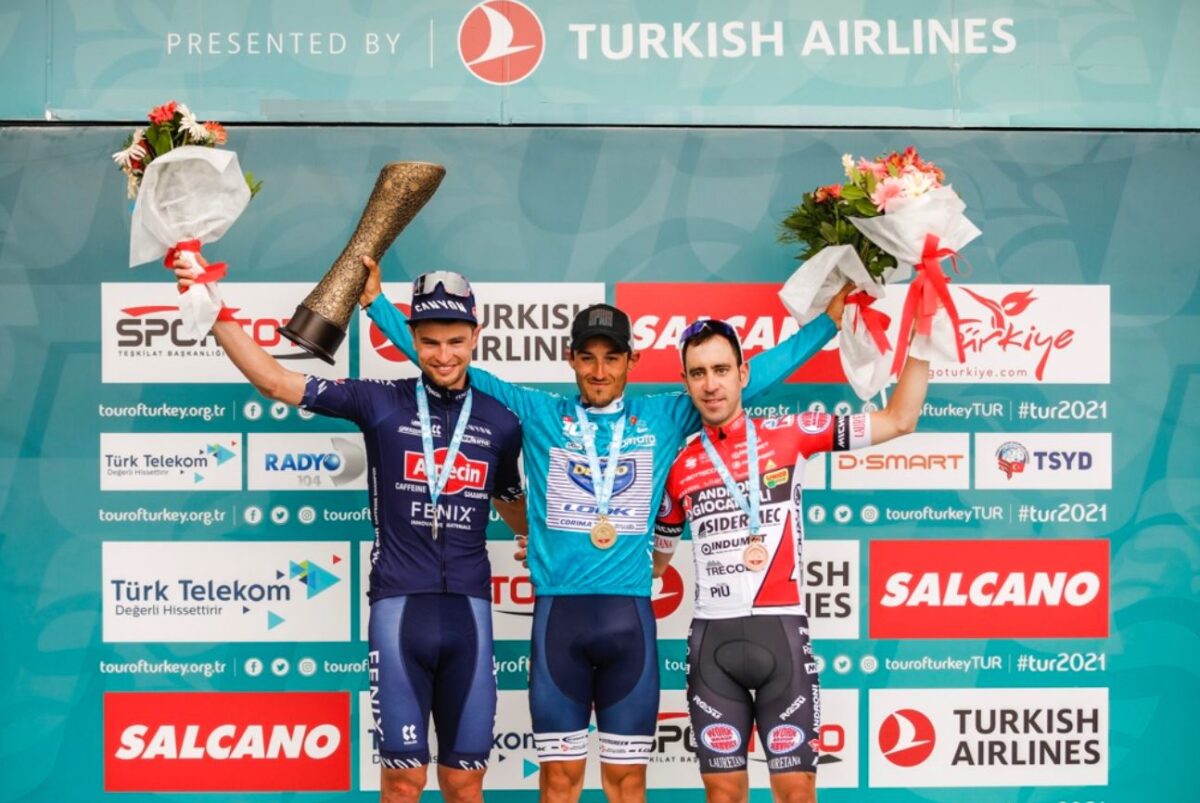 Il podio finale del Giro di Turchia 2021
