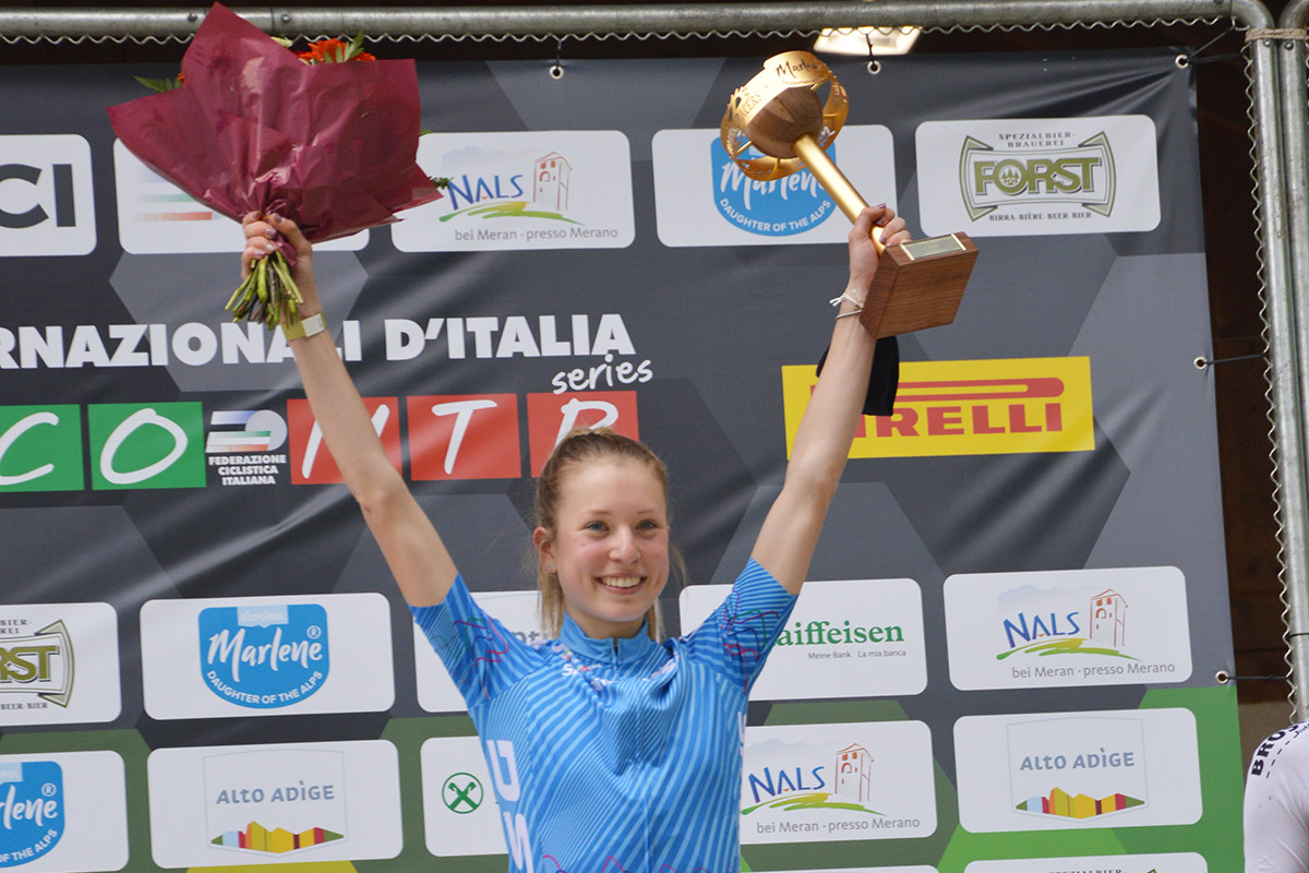 Sara Cortinovis podium Nalles