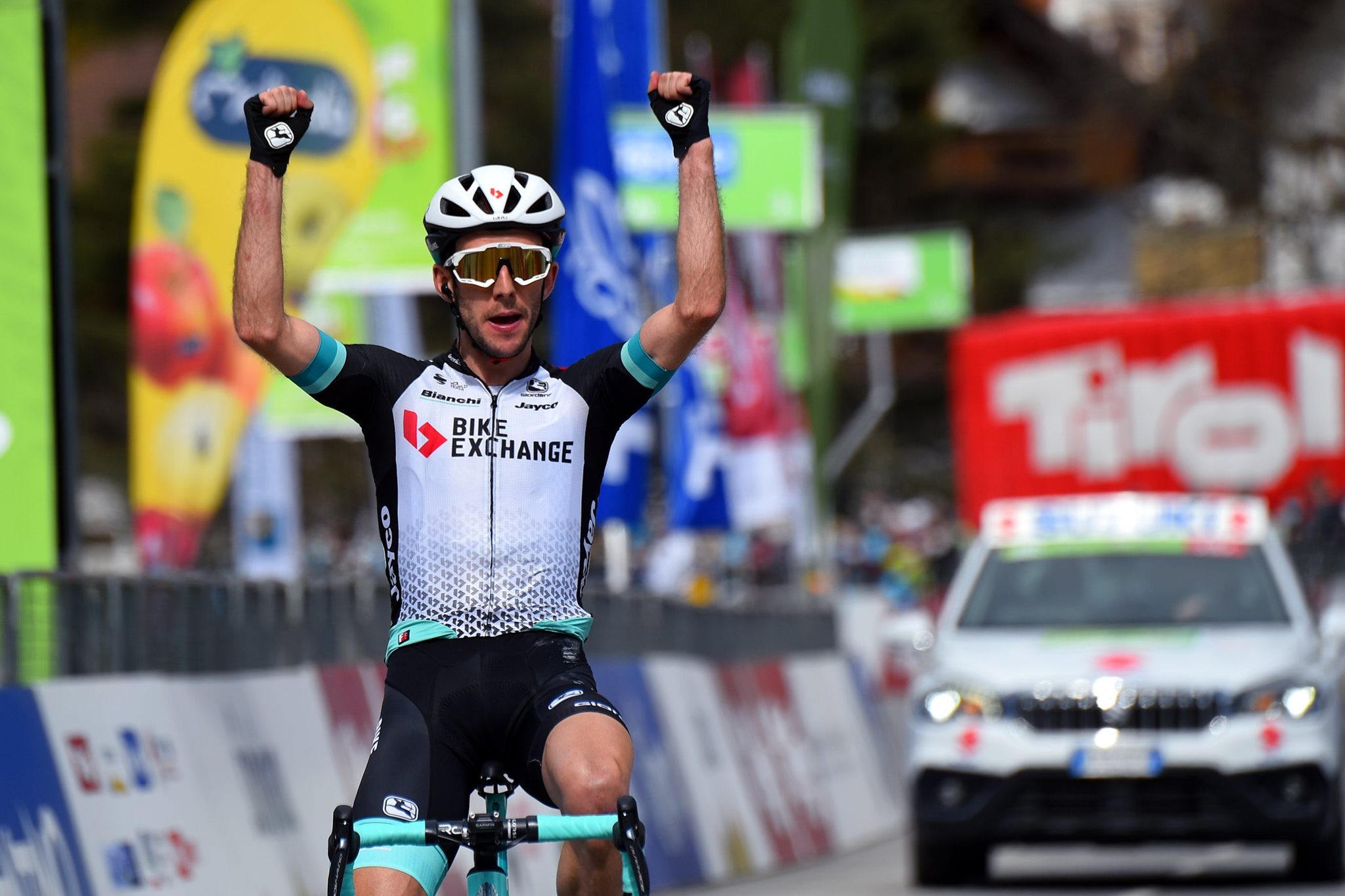 Simon Yates vince la seconda tappa del Tour of the Alps 2021 (foto BettiniPhoto)
