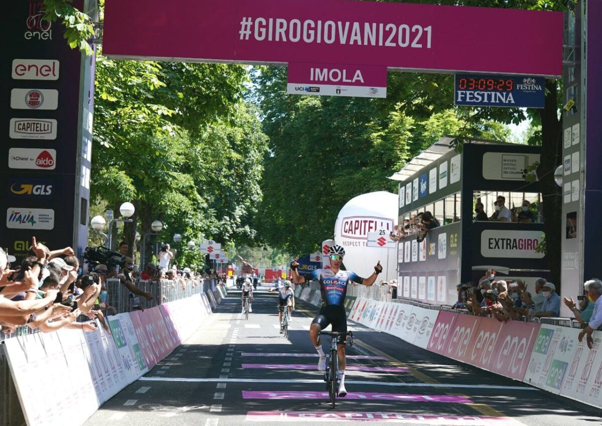Juan Ayuso vince la seconda tappa del Giro d'Italia Under 23 2021 (foto Isolapress)