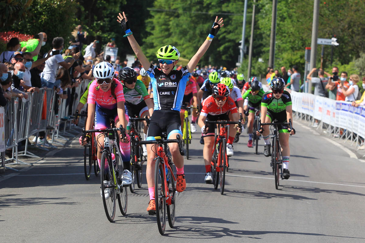 Chantal Pegolo vince la gara Donne Esordienti di Bianconese (foto Fabiano Ghilardi)