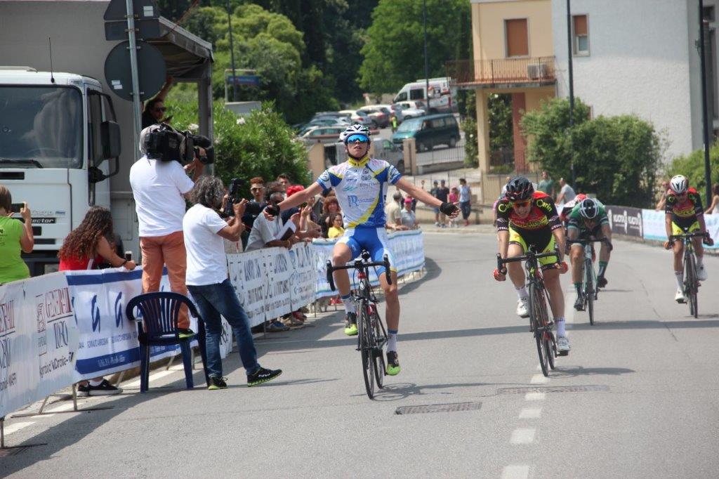 Nicholas Norbis vincitore della gara di casa nel 2018