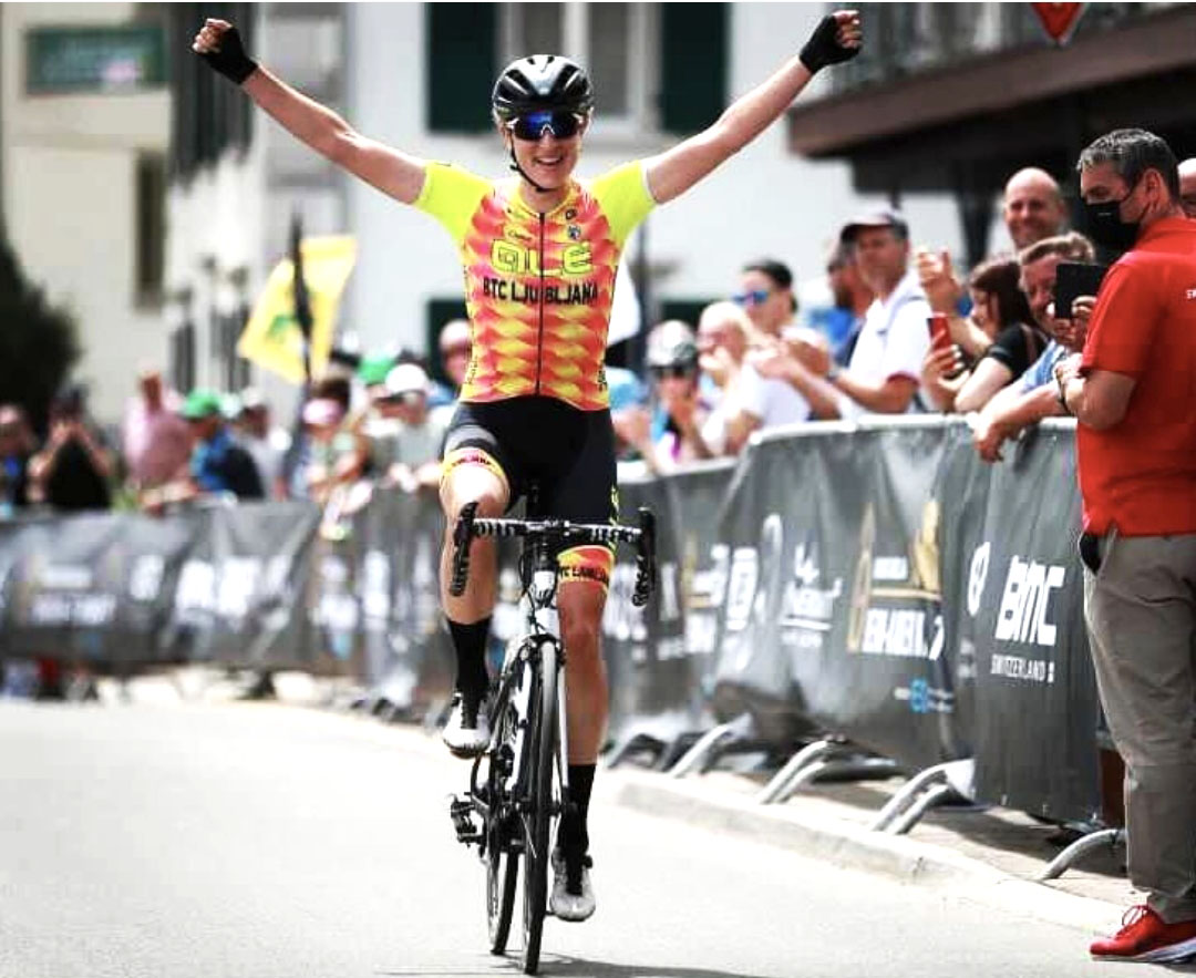 Marlen Reusser vince il titolo svizzero 2021 (foto Swiss Cycling)